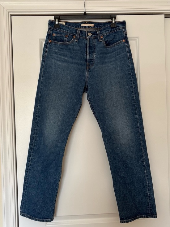 Levi's Denim - Levi's Women's Wedgie Straight-Leg Jeans - Dark Blue